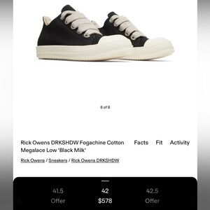 Rick Owens Sneakers Low's
